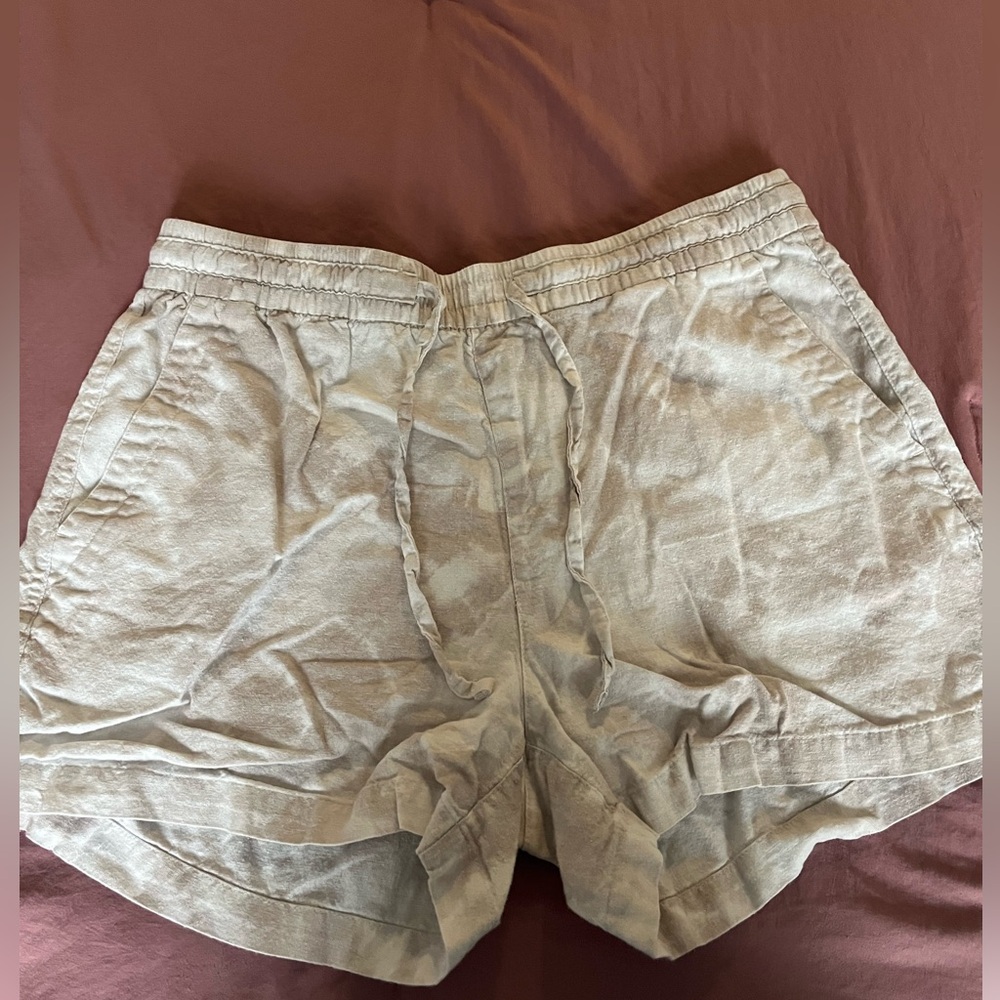 Old Navy khaki-Linen Shorts